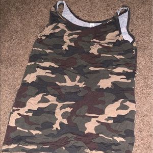 Zenana Premium Camouflage Tank Top
